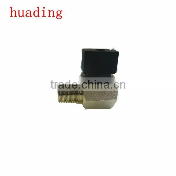 1/4" 3/8" 1/2" Npt Bspt Male Brass Mini Ball Valve photo-3