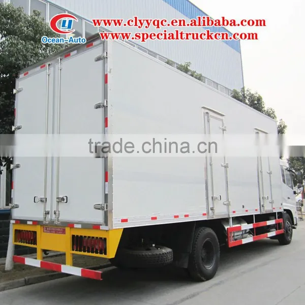 Dongfeng Tianjin 10ton Refrigerator Cooling Van Truck for Meat and Fish photo-4