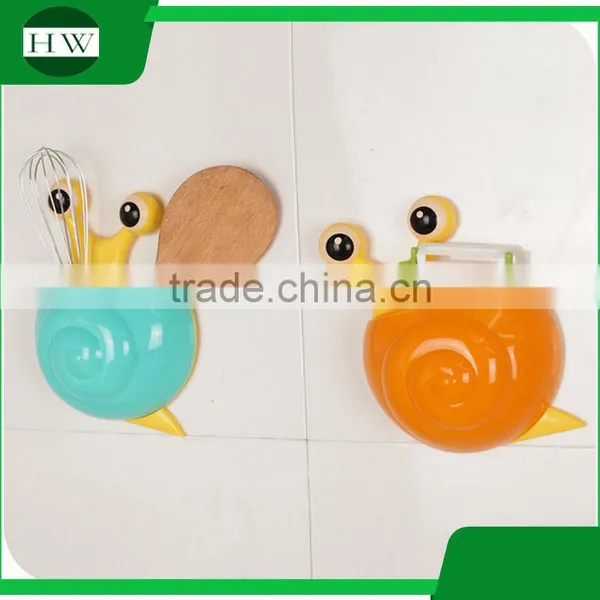 Animal Toothbrush Holder Plastic Snail Toothbrush Holder Snail Wall Mount Toothbrush Holder With Suction Cup Kids photo-3