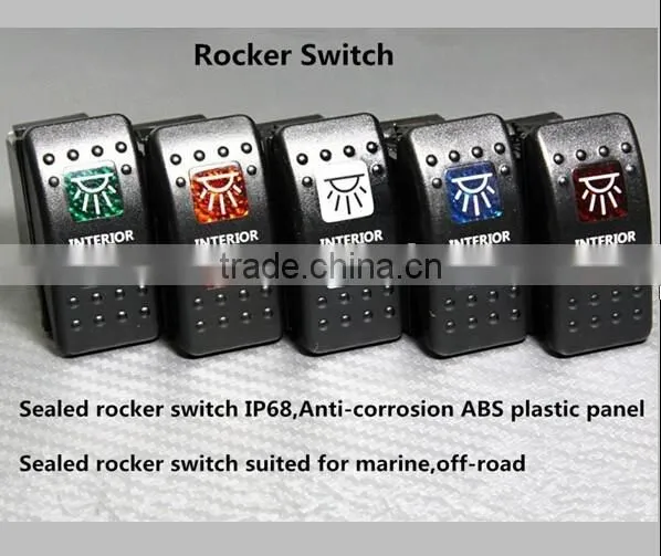 Hot! LED Light Bar Rocker Switch & 12v Sealed Rocker Switch photo-3