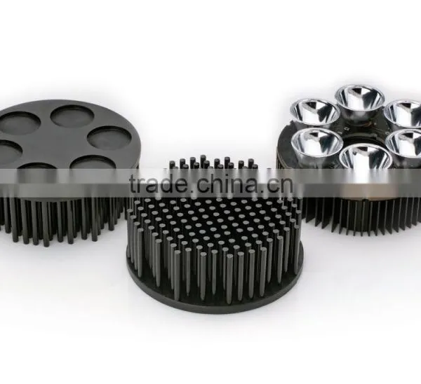 Black Anodizing Electronic Enclosures Aluminium Extruded Heat Sink photo-3