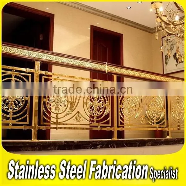 Interior Antique Bronze Finish Copper Stair Handrail photo-3