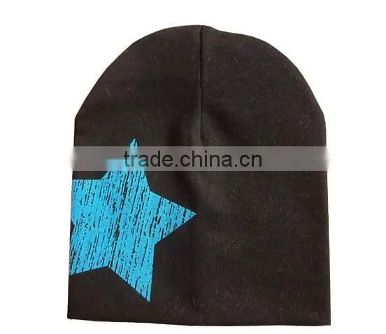 2015 Star Printed New Newborn Cotton Infant Hats Toddler Girl Boy Hat Baby Cap Cute Beanie Cotton Kid Hats 17 Colors photo-5
