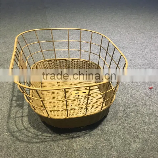 2016 High Quality Rural Wholesale Hollow Pipe Basket for Bike photo-2