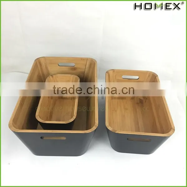 Bamboo Stacking Storage Boxes Kitchen Storage Boxes Homex BSCI/Factory photo-5