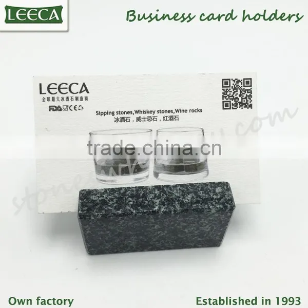 Business Gifts Polished Stone Business Card Holders photo-2