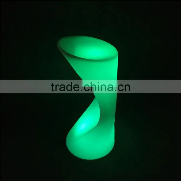 Contemporary Counter Height LED Lighting Plastic Bar Stool With 16 Colours Change photo-4