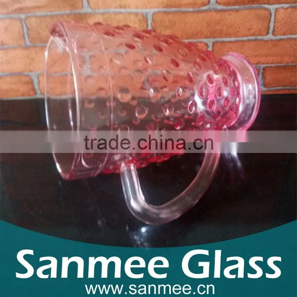 Imported Russian Vodka Colored Dot Water Jug With Handle photo-3