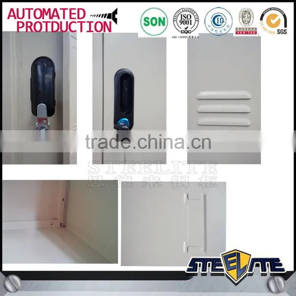 Portable Metal Locker Cabinet Storage Cabinet 6 Door Wardrobe photo-6