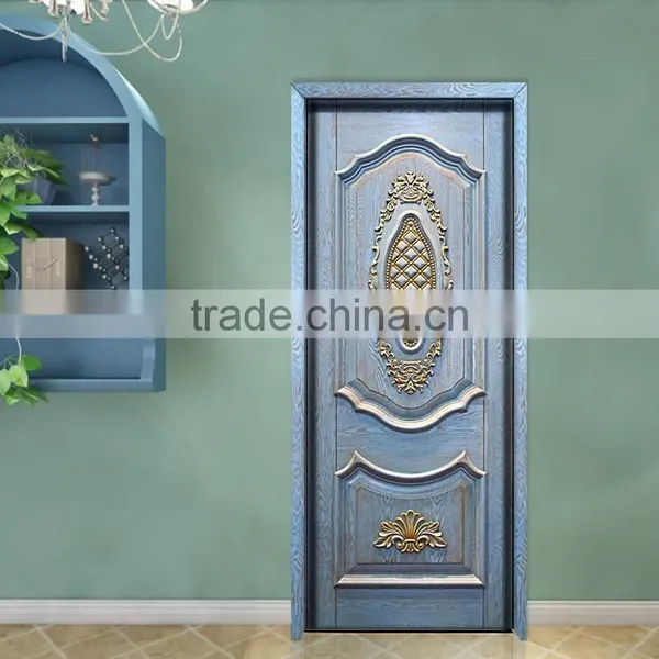 Classic French Style Solid Wood Framed Swing Single Entry Door BF11-09223b photo-5