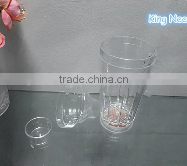 Acrylic LED Electric Plastic Bottle Bar Cocktail Shaker photo-3