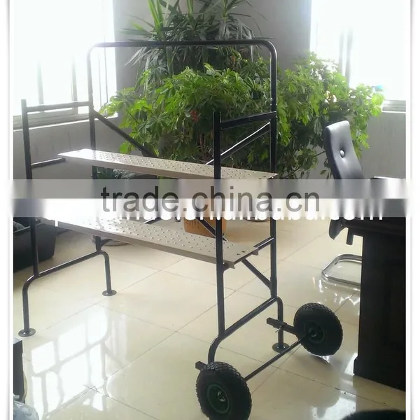 Two Wheel Foldable Moving Scaffolding for Garden Using photo-2