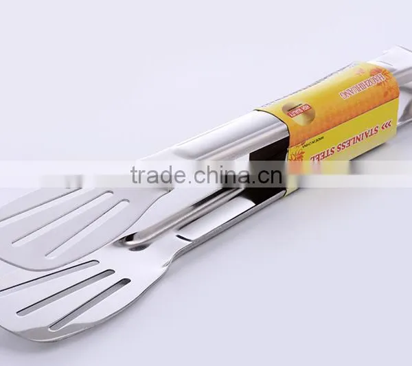 AFY25 Food Grade Stainless Steel BBQ Food Tong With Factory Price photo-2