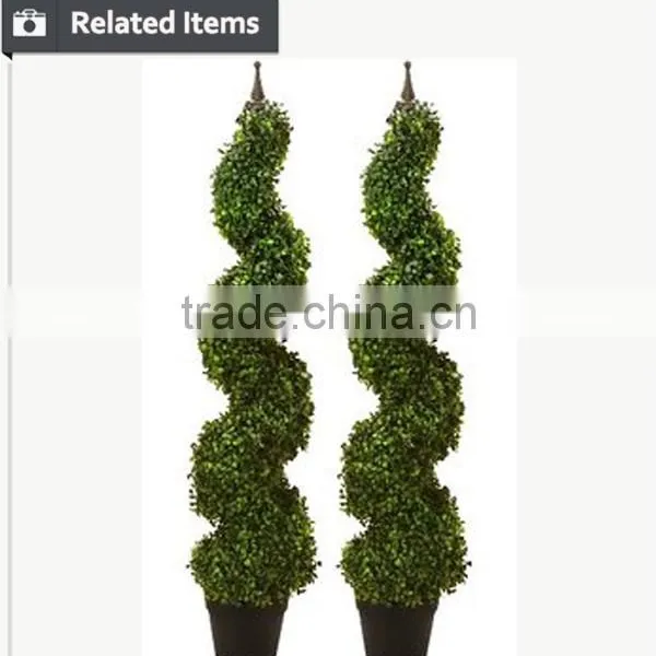 Chinese Artificial Topiary Grass Boxwood Decorative Tree for Garden photo-5