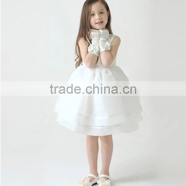 Elegant Baby Girls Christening Dresses Flower Lace Girl Ceremony Dress Princess Birthday Party Baby Girl Formal Occasion Dress photo-2