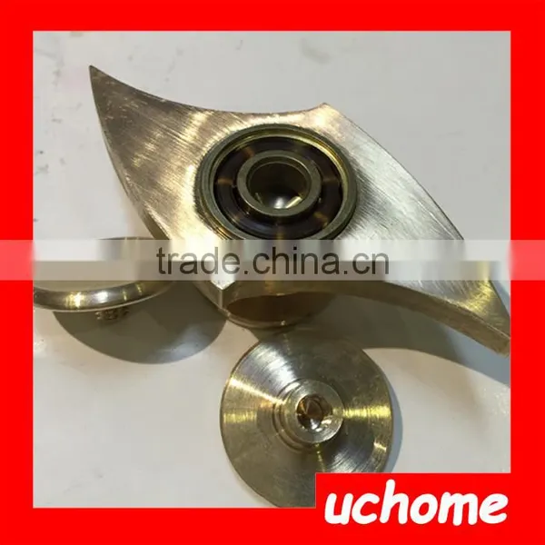 UCHOME High Speed Long Time Brass Relieves Stress Hand Spinner photo-3