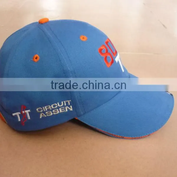 2016 Personal Design Cotton Embroidery Promotional Racing Cap photo-3