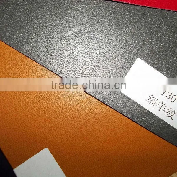 100% pu Artificial Leather, pu Synthetic Leather With Non Woven Backing for Decoration photo-2