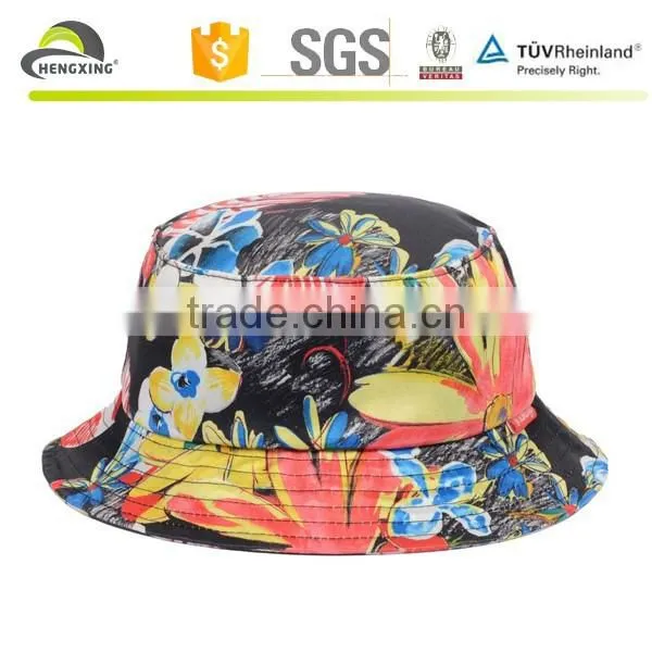 Beach Tropical Hawaiian Palm Tree Pineapple Bucket Hat Fishing Outdoor Sun Cap photo-5