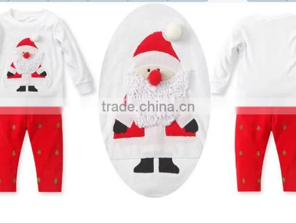 Wholesale Children Christmas Boutique Clothing Lovely and Cute Baby Chirstmas Tree Clothes New Year Clothing photo-5