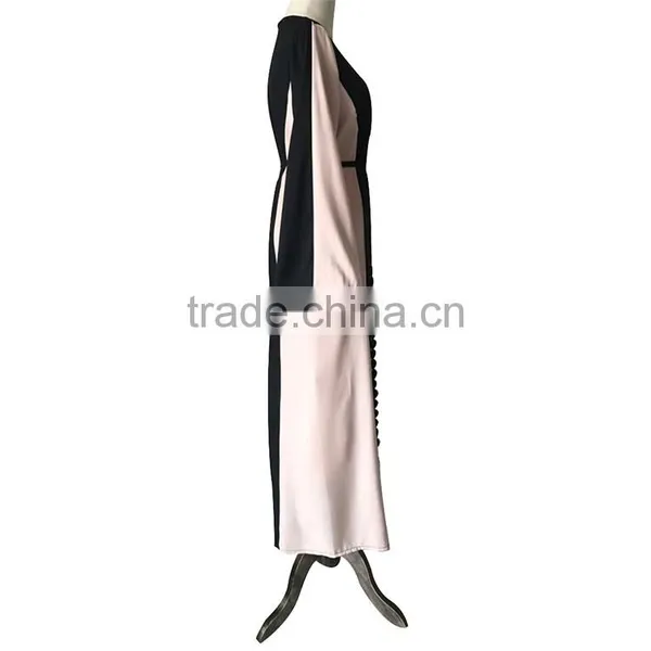 Muslim Cardigan Dubai Abaya 2017 Turkish Coat Women Caftan Kaftan Malaysia Front Open Abaya Wholesale photo-3