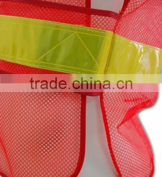China Manufactory High Quality Dry Fit Mesh Safety Reflective Work Vest photo-6
