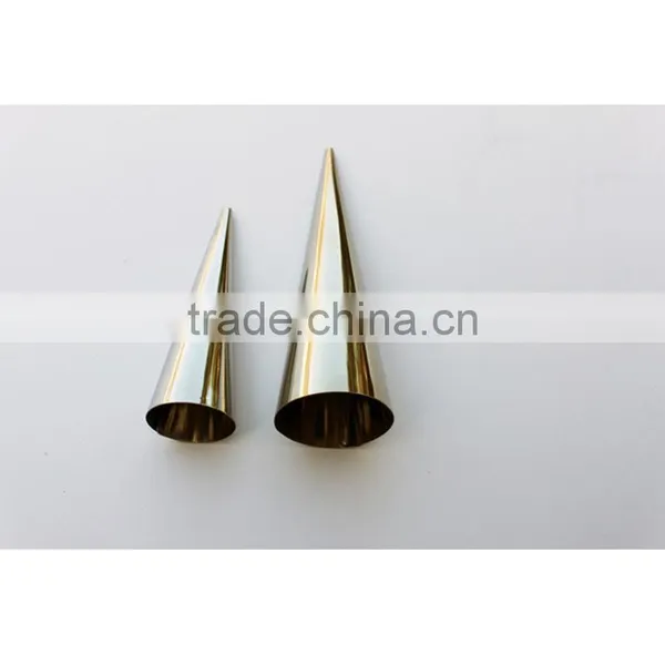 15Pcs DIY Stainless Steel Horn Bread Baking Cake For Cream Horns Chocolate Cones Mold Spiral Baking Pastry Tools photo-4