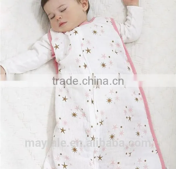 100% Cotton Muslin Baby Sleeping Bag/Baby Sleeping Sacks photo-3