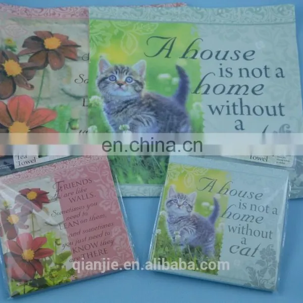 Decorative Microfiber Towel With Custom Printing for Kitchen Use photo-3