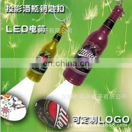 Good Promotion Led Bottle Stopper Projector Keychain Gifts photo-5