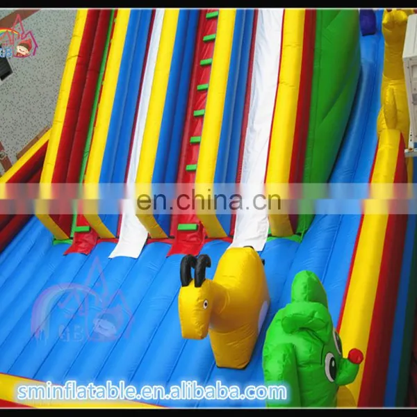 2016manufacturer Sell Like Hot Cakes Inflatable Desk Bed Combonation Inflatable Combonation Slide Jump Bed Inflatable Combinatio photo-6