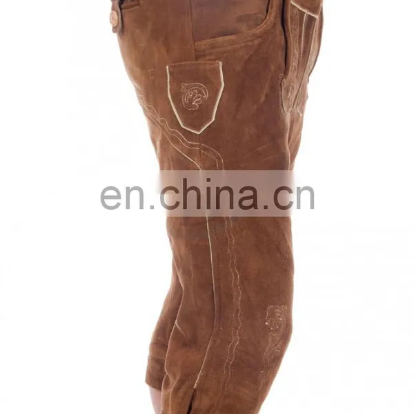 2016 Wholesale Oktoberfest Men Knee Lederhosen (Bavaria Clothing) photo-3