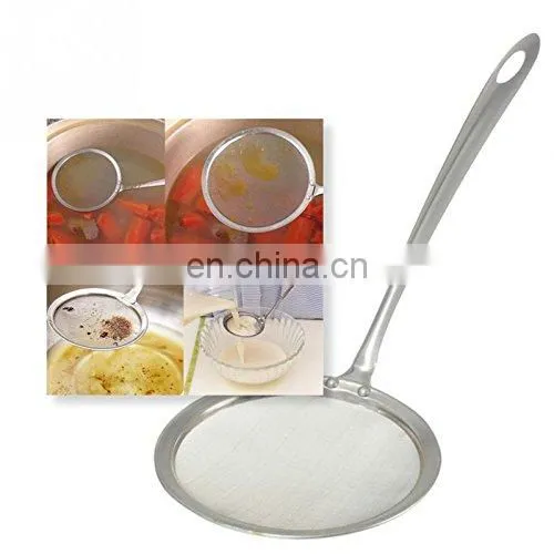 Kitchen Cooking Utensils Metal Stainless Steel Wire Oil Skimmer photo-6