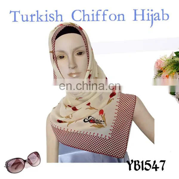 2017 Shaoxing Textile Top Fashion New Style Digital Print Polyester Turkish Yarn Muslim Hijab Factory Hot Sell Ladies Shawl