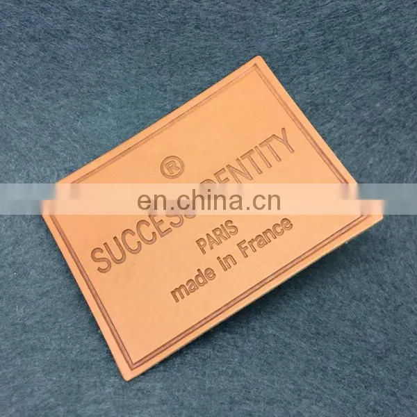 Garment Accessories Pattern Carved Soft Enamel Zinc Metal Alloy Embossed Jeans Leather Label photo-5