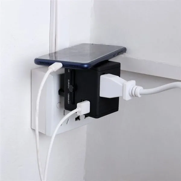 Hot Sell UK US EU AUS Multi Plugs Universal Travel Adapter With USB photo-5
