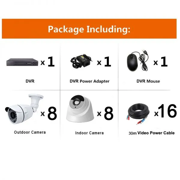 CCTV 16CH 4K 8.0MP Home Security Video Surveillance DVR Kits From CCTV Cameras Suppliers photo-5