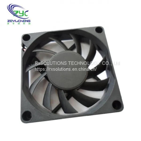 DC 70mm brushless small computer cpu mini cooling fan 7015