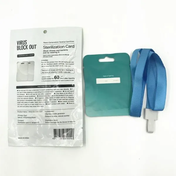 2020 Hot Prodcut Sterilizer Card English Version Virus Shut Out Card for Daily Protection photo-2