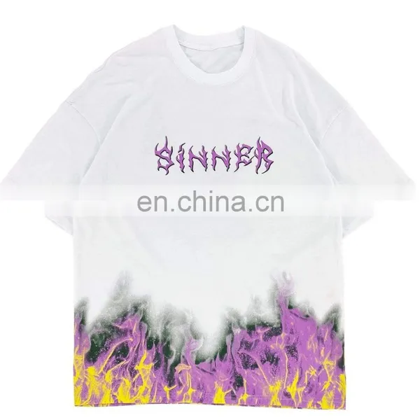 DiZNEW OEM Streetwear 100% Cotton Slim Fit t Shirt Men Custom Printed Graphic T-shirt photo-3