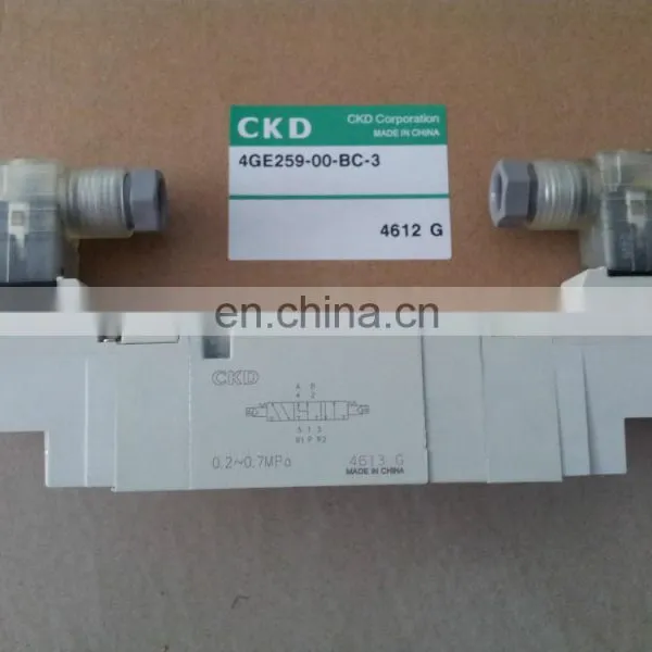 CKD Solenoid Valve Japan Solenoid Valve 4GE259-00-BC-3 photo-3