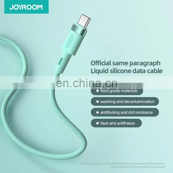 JOYROOM S-1224N2 Phone Charger Cable High Quality Liquid Silicone Data Cable Usb for Charging photo-3