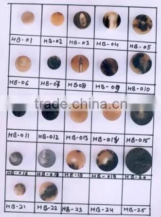 BUFFALO HORN BUTTONS photo-4
