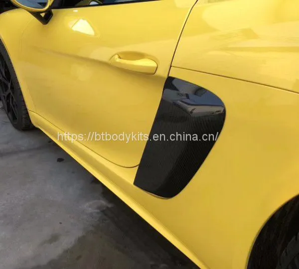 For 2016-up 718 Converted GT4 Bodykits Front Bumper Side Vent Rear Diffuser Rear Wing Spoiler photo-4