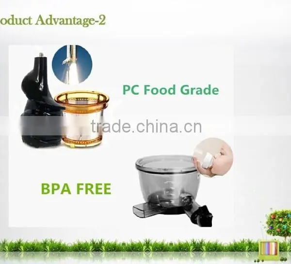 300W Portable Slow Orange Fruit Juicer SP-DJN-001 Slow Juicer photo-2