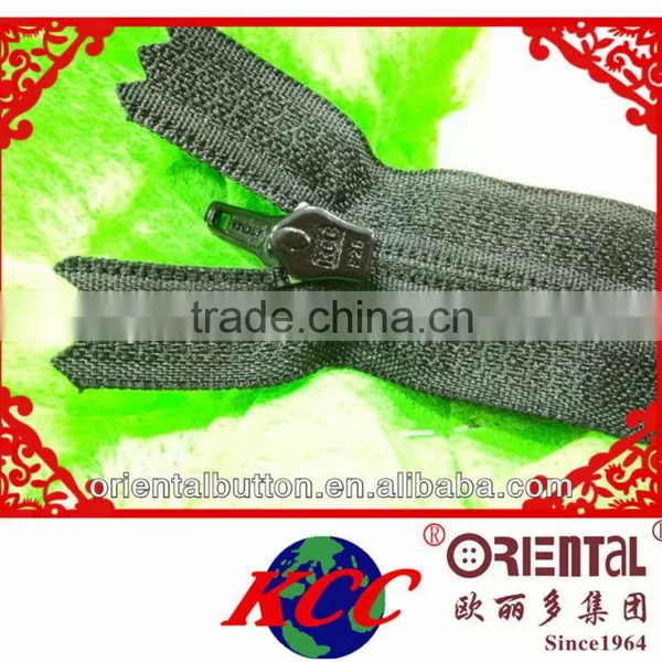 3# Black Fabric Tape Nylon Zipper KCC Zipper photo-4