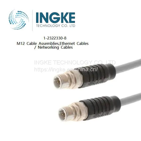 INGKE, 1-2322330-8, Комплекты кабелей M12, Кабели Ethernet / Кабели компьютерных сетей