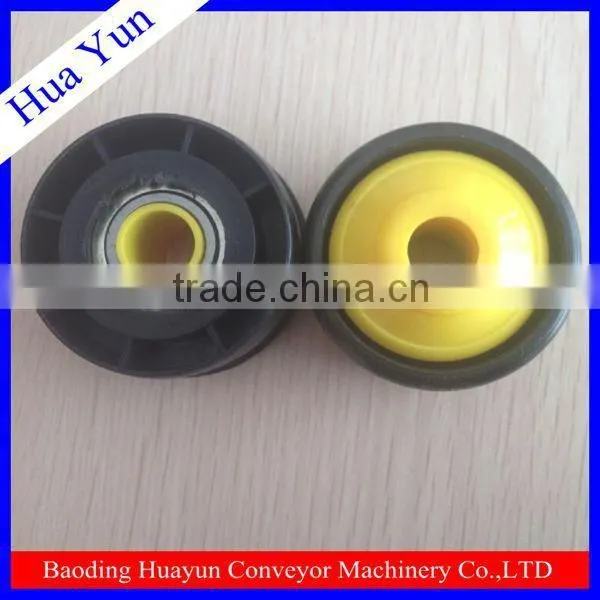 Gravity Conveyor Parts Spring Loaded Steel Zinc Plated Conveyor Roller With Plastic Conveyor Roller End Caps photo-4