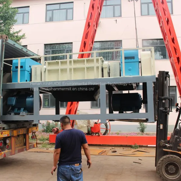 Hot Sale Double Shaft Shredder for Car Shell Waste Car Shredder Machine photo-5