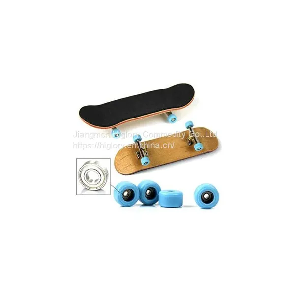 Mini Finger Skateboard Complete Professional Maple Wood Finger Board With Ball Bearings